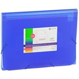 Carchivo Clasificador Acordeón Folio 13 Departamentos con Gomas, Polipropileno Translúcido Azul Precio: 4.49999968. SKU: B19HNJV49B