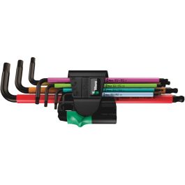 Wera 950/7 Hex-Plus Multicolour Magnet 1 Juego de llaves Allen métricas de 7 piezas con estuche y tamaños de 1.5 a 6 mm Precio: 52.5000003. SKU: B1JXVCY9RL