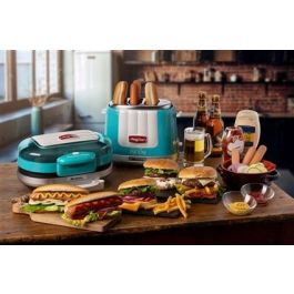 Ariete 206/01 Máquina de Hot Dog Party Time Azul - Diseño Exclusivo, Rápida y Fácil de Usar Ariete 206/01 Máquina de Hot Dog Party Time Azul - Diseño Exclusivo, Rápida y Fácil de Usar