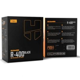 Nox Hummer R-400 NXHUMMERR400BK - Ventilador con Disipador CPU 120mm PWM, Compatible Intel y AMD, Negro