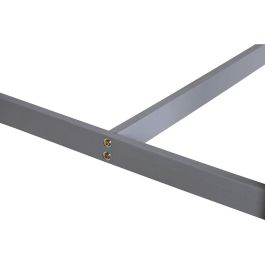 DKD Home Decor Mesa Comedor Victoria Tradicional de Paulownia y MDF Gris y Natural 161.5x81.5x78 cm