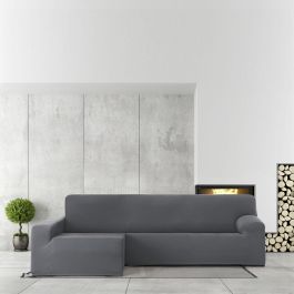 Funda para chaise longue de brazo largo izquierdo Eysa BRONX Gris oscuro 170 x 110 x 310 cm