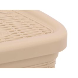 Papelera Elegance Peq 6L Crema Stefanplast 20X27CM (6 Unidades) Papelera Elegance Peq 6L Crema Stefanplast 20X27CM (6 Unidades)