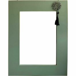 Espejo de pared DKD Home Decor Rojo Verde Dorado Oriental 70 x 2 x 90,5 cm