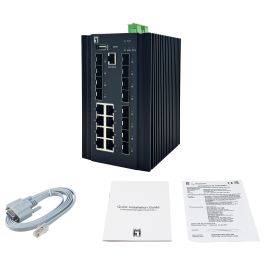 Level One Switch IGU-2072 20 Puertos Gestionado L2+ 8x 1GbE + 8x 2.5GbE SFP