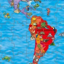 Mapa del mundo - Puzzle - HUERTO Mapa del mundo - Puzzle - HUERTO