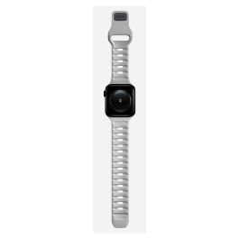Nomad Sport Band Lunar Gray - Correa Deportiva de Caucho Ajustable para Apple Watch Ultra / 46mm y Series 42/44/45/49mm, Resistente al Agua
