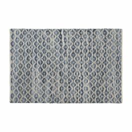 Alfombra Boho DKD Home Decor Azul Blanco 180 x 1 x 120 cm