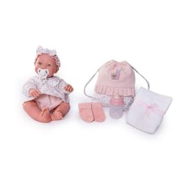 Muñeca recién nacida mia, hace pipi con mochila para ti. 42 cm. incluye mochila y biberon Muñeca recién nacida mia, hace pipi con mochila para ti. 42 cm. incluye mochila y biberon
