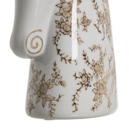 Figura Caballo 2/M Blanco-Marrón 14 X 8 X 26 cm