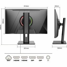 Japannext JAP1717662470195 Pantalla Gaming 27" WQHD 165Hz Soporte ergonómico DP 1.4 HDMI 2.0