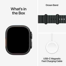 Apple Watch Ultra 3 Titanium Cellular 49mm Negro con Correa Ocean Negra