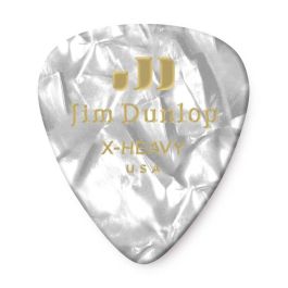 Dunlop Pack 12 Púas Genuine Celluloid Blanco Perlado - X Heavy Precio: 6.50000021. SKU: B173QGC3GZ