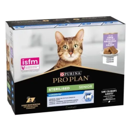 Purina Pro Plan Feline Esterilizado Senior Pavo 10x75 gr - Comida húmeda para gatos esterilizados mayores de 7 años Precio: 10.7900001. SKU: B167P9Y8GL
