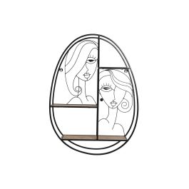 DKD Home Decor Estanteria Pared Metal y MDF Negro Natural 12.2 x 72 x 53 cm con 3 Estantes Precio: 48.99206873. SKU: B1384E6MFN