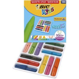 BIC 8878332 Estuche 144 Ceras de Color con 12 Colores Diferentes Plastidecor, Borrables, No Manchantes Precio: 60.5. SKU: B1B8ZEZFAQ