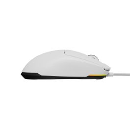 GENESIS Krypton 660 Ratón Gaming Óptico Ambidextro 12000 DPI, Ultraligero 49g, Cable USB Paracord, Huano Purple 90M Clicks, Blanco