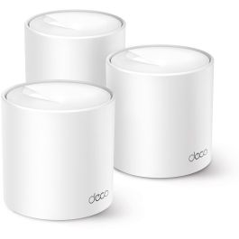 TP-Link Deco X1500 Sistema Wi-Fi Mesh 3-Pack AX1500 Doble Banda (2.4 GHz/5 GHz) Wi-Fi 6 (802.11ax) Cobertura Total Precio: 229.59000042. SKU: B18TXQ8AKS