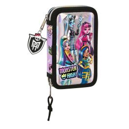 Plumier Doble Monster High Best boos Lila 12.5 x 19.5 x 4 cm (28 piezas) Precio: 11.49999972. SKU: B17JXQZEB3