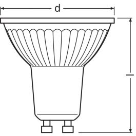 [LVE-4058075608856] Ledvance/Osram Bombilla LED Spot GU10 6,9W 575Lm 4000K 36º IP20 - Blanco Natural