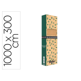 Basika Papel de Regalo Kraft Liso 100 cm Ancho x 3 mt Longitud, Gramaje 50 gr, Color Todo Año Precio: 36.88999963. SKU: B1EWARLQ44