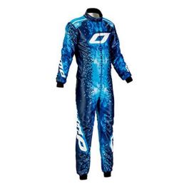 Omp OMPKK0172624244 Mono de Karting Art Ultraligero CIK-FIA Nivel 2, con diseño sin costuras y transpirable, Azul-Blanco-Cian Talla 44 Precio: 395.58999964. SKU: S3704285