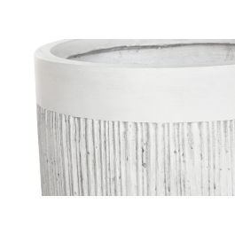 DKD Home Decor Macetero Scandi Crudo Magnesia Set de 3 44 x 79 x 44 cm