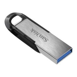 SanDisk Memoria USB 3.0 64GB Ultra Flash Drive con Carcasa Metálica, Lector de hasta 150 MB/s, SanDisk SecureAccess para PC y Mac