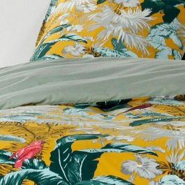 Today 115519 Juego de Cama Sunshine Algodón Estampado Amarillo 57 Hilos 2 Personas 260x240cm con 2 Fundas de Almohada