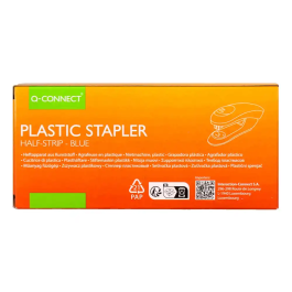 Q-connect Grapadora KF14205 Plástico ABS Azul Capacidad 20 Hojas