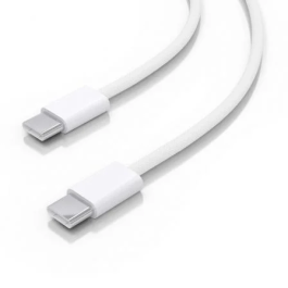 Aisens Cable USB 2.0 3A 60W Tipo USB-C Macho - USB-C Macho Blanco 1.0m