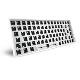 Sharkoon SGK50 S3 Teclado Barebone 75% Gaming Alámbrico USB LED RGB Blanco
