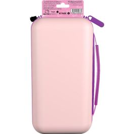 KONIX 3328170304375 Estuche Protector y de Transporte Hello Kitty para Nintendo Switch 2, Guarda Accesorios, Estampado 3D, Rosa