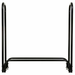 Soporte para Leña Alexandra House Living Negro Hierro 34 x 124 x 124 cm