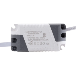 Driver No Dimable Foco Downlight LED 6W Fuente de Alimentación Constante