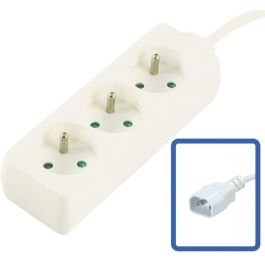 LOGON PROFESSIONAL TUPS034 Regleta de 3 Tomas para SAI/UPS con Enchufe IEC C14 y Cable de 1.5m, 10A, Blanca con Protección Infantil Precio: 7.49999987. SKU: B14BHR774K