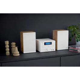 Microsistema - THOMSON - COZY MIC121BT - Reproductor de CD, Bluetooth, Radio FM, MP3, USB - Madera y Blanco Microsistema - THOMSON - COZY MIC121BT - Reproductor de CD, Bluetooth, Radio FM, MP3, USB - Madera y Blanco