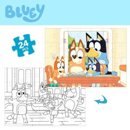 Puzzle Infantil Bluey Doble cara 24 Piezas 50 x 35 cm (12 Unidades) Puzzle Infantil Bluey Doble cara 24 Piezas 50 x 35 cm (12 Unidades)