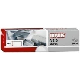 Novus Grapas Ne 6 Super Para Grapadoras Eléctricas Caja 5000U Precio: 6.50000021. SKU: B1FX9PRPE4