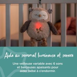 Tommee Tippee TOM5010415916464 Peluche luz nocturna de lujo con CrySensor, 6 sonidos relajantes, USB, lavable, Ollie el búho Tommee Tippee TOM5010415916464 Peluche luz nocturna de lujo con CrySensor, 6 sonidos relajantes, USB, lavable, Ollie el búho