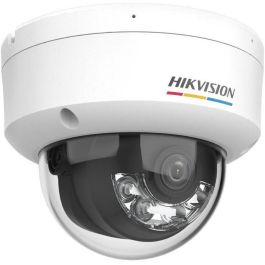 Hikvision Cámara IP Minidomo 4M 2.8mm ColorVu Smart Hybrid Light WDR IR/Blanca 30m IK08 IP67 para SMB