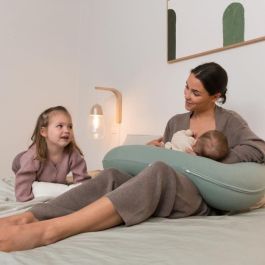 doomoo Buddy Almohada de maternidad y lactancia - Comodidad óptima para mamá y bebé, Tetra Jersey Green doomoo Buddy Almohada de maternidad y lactancia - Comodidad óptima para mamá y bebé, Tetra Jersey Green