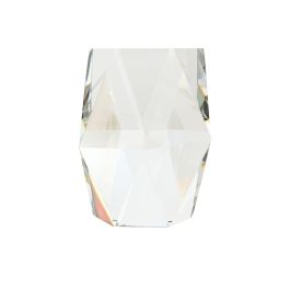 DKD Home Decor Lámpara de Sobremesa Moderna Transparente y Blanca de Cristal y Lino con Base de Hierro - 50 cm Alto, Casquillo E27 DKD Home Decor Lámpara de Sobremesa Moderna Transparente y Blanca de Cristal y Lino con Base de Hierro - 50 cm Alto, Casquillo E27