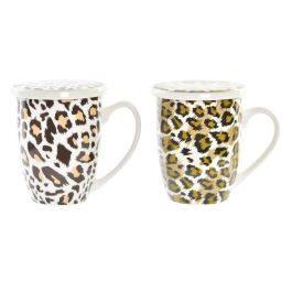 Mug Infusiones Colonial DKD Home Decor Marron Blanco 9 x 11 x 12 cm (6 Unidades) Precio: 28.88999993. SKU: B12X7NDJQ8