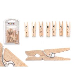 Set 15 Pinzas de Madera Natural Pincello 7.5x12.5x2 cm (24 Unidades) Precio: 13.89999963. SKU: B1B9ELT2Y4