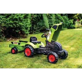 Falk Claas Arion Tractor de Pedales y Cargador Retroexcavadora con Remolque Basculante y Capó de Apertura para Niños 2-5 Años Falk Claas Arion Tractor de Pedales y Cargador Retroexcavadora con Remolque Basculante y Capó de Apertura para Niños 2-5 Años