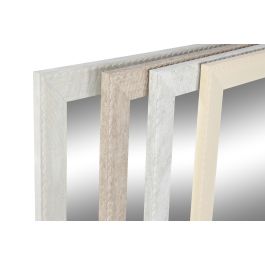 Espejo de pared DKD Home Decor Marfil 70 x 2 x 97 cm (4 Unidades)