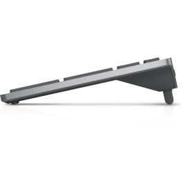 Dell Teclado Inalámbrico KB740, Tecnología Tijeras, QWERTY Español, Bluetooth 5.0 y USB, Compacto, Multidispositivo, Gris Titanio