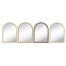 Espejo de pared Home ESPRIT Marrón Beige Natural Marfil Scandi 55 X 2 X 75 cm (4 Unidades) Precio: 101.79000007. SKU: B1C88YFE6E