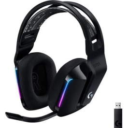 Logitech Auriculares Gaming Inalámbricos G G733 Negro LIGHTSPEED DTS Headphone:X 2.0 Blue VO!CE RGB Precio: 109.50000028. SKU: S7816379